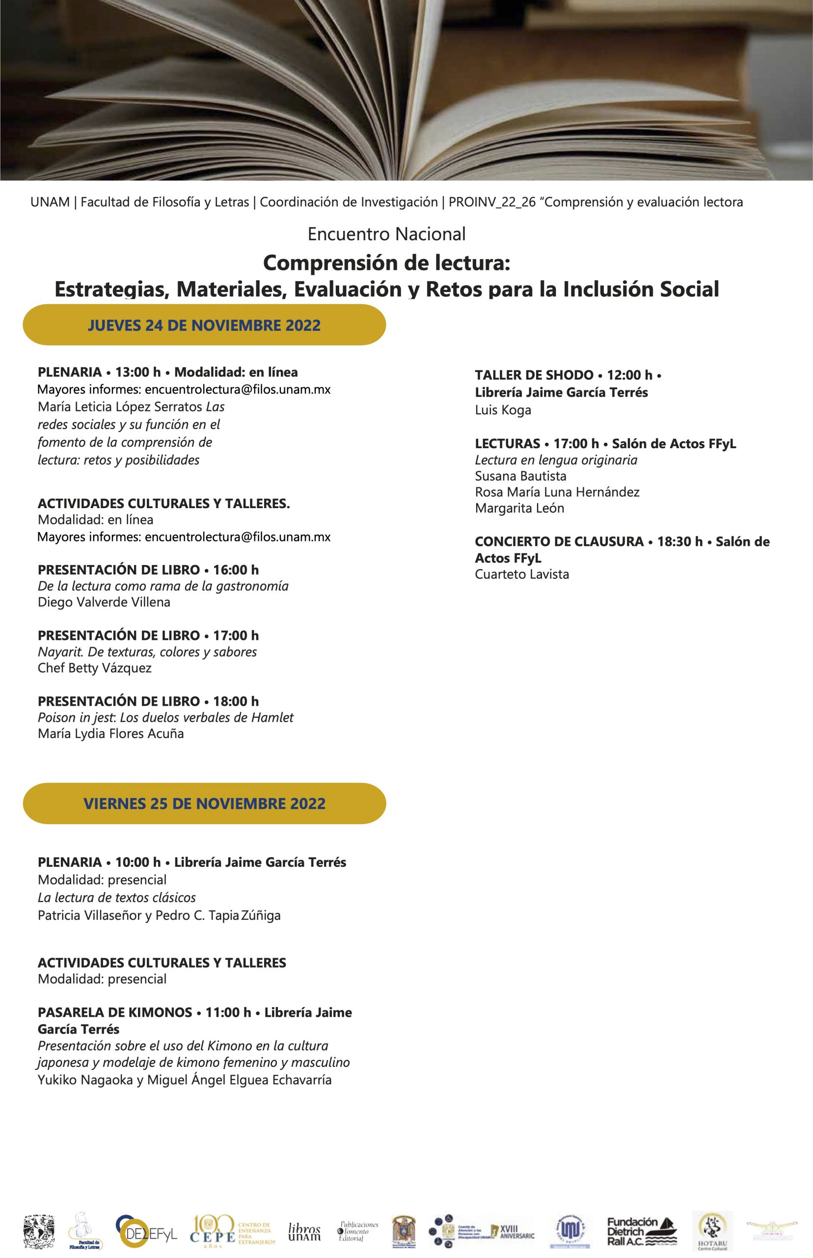 PROGRAMA DE ACTIVIDADES